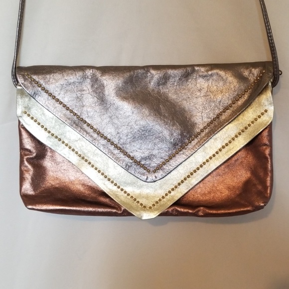 Handbags - Leather Tricolor Shoulder Bag